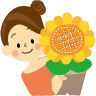 花咲くひまわり.gif